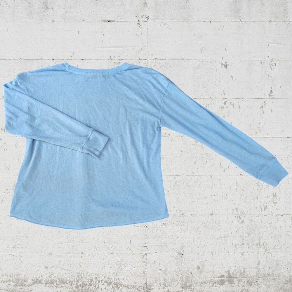 ✨Polaroid Blue Retro Light Crewneck Sz XL Blue Sweatshirt✨ - Picture 7 of 11